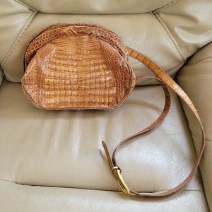 Handmade alligator purse